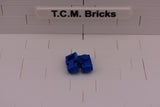 Blue / 4081 TCM Bricks Plate, Modified 1 x 1 with Clip Light