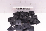 Black / 87580 TCM Bricks Plate, Modified 2 x 2 with 1 Stud in Center (Jumper)