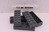 Dark Bluish Gray / 2456 TCM Bricks Brick 2 x 6