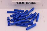 Blue / 6558 TCM Bricks Pin 3L with Friction Ridges Lengthwise