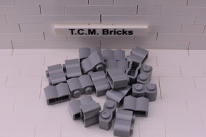 Light Bluish Gray / 30136 TCM Bricks Brick, Modified 1 x 2 Log