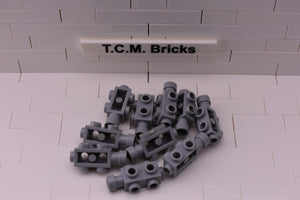 Light Bluish Gray / 4595 TCM Bricks Brick, Modified 1 x 2 x 2/3 with Studs on Sides