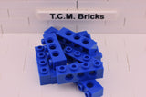 Blue / 3701 TCM Bricks Brick 1 x 4 with Holes