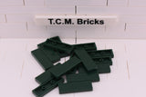 Dark Green / 63864 TCM Bricks Tile 1 x 3