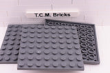 Dark Bluish Gray / 41539 TCM Bricks Plate 8 x 8