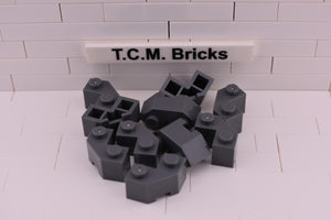 Light Bluish Gray / 87620 TCM Bricks Brick, Modified Facet 2 x 2