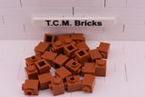Dark Orange / 87087 TCM Bricks Brick, Modified 1 x 1 with Stud on 1 Side