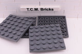 Dark Bluish Gray / 3958 TCM Bricks Plate 6 x 6