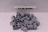 Light Bluish Gray / 11211 TCM Bricks Brick, Modified 1 x 2 with Studs on 1 Side