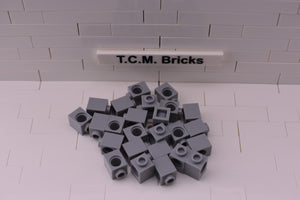 Light Bluish Gray / 6541 TCM Bricks Brick 1 x 1 with Hole