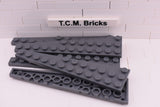 Dark Bluish Gray / 47398 TCM Bricks Wedge, Plate 12 x 3 Right