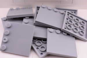 Light Bluish Gray / 6179 TCM Bricks Tile, Modified 4 x 4 with Studs on Edge