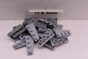 Light Bluish Gray / 41770 TCM Bricks Wedge, Plate 4 x 2 Left