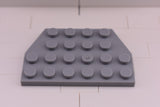 Light Bluish Gray / 32059 TCM Bricks Wedge, Plate 4 x 6 Cut Corners
