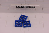 Blue / 3680 TCM Bricks Turntable 2 x 2 Plate, Base