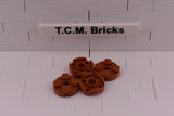 Dark Orange / 4032 TCM Bricks Plate, Round 2 x 2 with Axle Hole