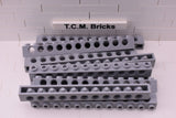 Light Bluish Gray / 3895 TCM Bricks Brick 1 x 12 with Holes
