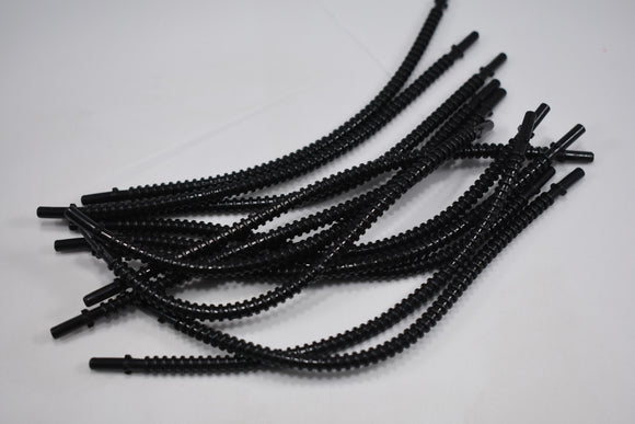 Black / 57539 TCM Bricks Hose, Flexible Ribbed with 8mm Ends, 19L