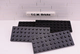 Black / 3030 TCM Bricks Plate 4 x 10