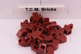 Dark Red / 6091 TCM Bricks Brick, Modified 1 x 2 x 1 1/3 with Curved Top
