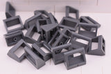 Dark Bluish Gray / 2432 TCM Bricks Tile, Modified 1 x 2 with Handle