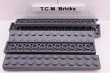 Dark Bluish Gray / 2445 TCM Bricks Plate 2 x 12