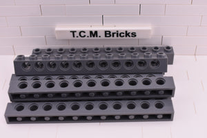 Light Bluish Gray / 3895 TCM Bricks Brick 1 x 12 with Holes