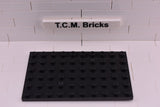 Black / 3033 TCM Bricks Plate 6 x 10