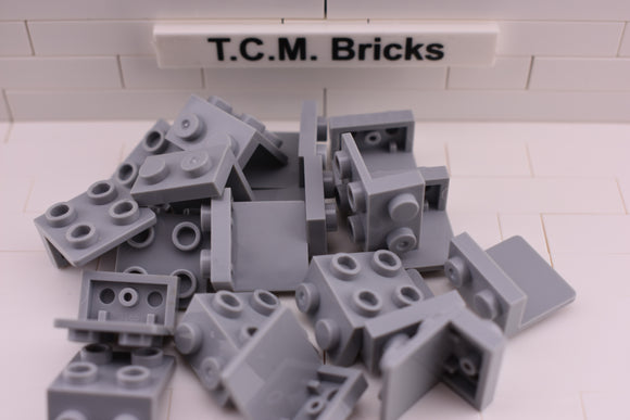 Light Bluish Gray / 44728 TCM Bricks Bracket 1 x 2 - 2 x 2