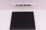 Black / 41539 TCM Bricks Plate 8 x 8