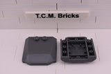 Dark Bluish Gray / 45678 TCM Bricks Wedge 4 x 4 x 2/3 Triple Curved