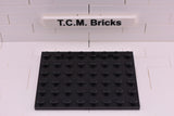 Black / 3036 TCM Bricks Plate 6 x 8