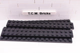 Black / 4282 TCM Bricks Plate 2 x 16