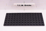 Black / 3456 TCM Bricks Plate 6 x 14