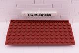 Dark Red / 3456 TCM Bricks Plate 6 x 14