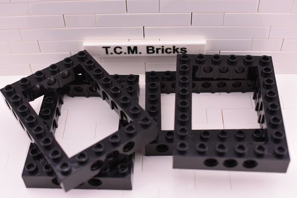 Black / 40345 TCM Bricks Brick 6 x 8 Open Center