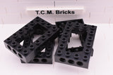 Black / 40344 TCM Bricks Brick 4 x 6 Open Center