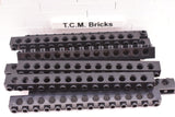 Black / 32018 TCM Bricks Brick 1 x 14 with Holes