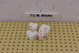 White / 2357 TCM Bricks Brick 2 x 2 Corner