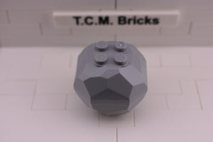 Light Bluish Gray / 30294c01 TCM Bricks Rock Boulder, Complete Assembly (Top and Bottom)