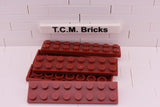 Dark Red / 3034 TCM Bricks Plate 2 x 8