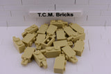 Tan / 30364 TCM Bricks Hinge Brick 1 x 2 Locking with 1 Finger Vertical End