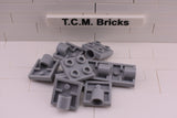 Light Bluish Gray / 2444 TCM Bricks Plate, Modified 2 x 2 with Pin Hole