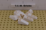 White / 4287 TCM Bricks Slope, Inverted 33 3 x 1