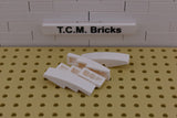 White / 6178 TCM Bricks Slope, Curved 4 x 1 No Studs
