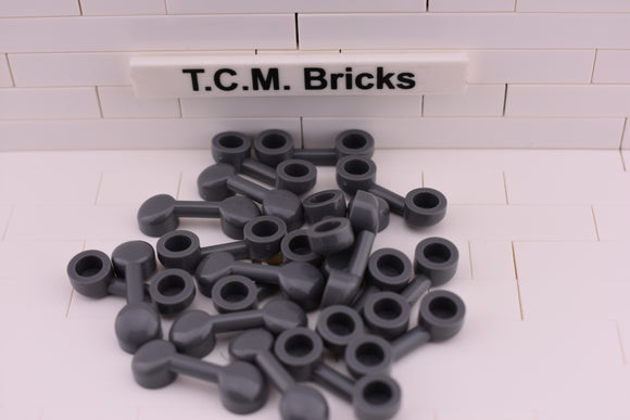 Dark Bluish Gray / 6190 TCM Bricks Bar 1 x 3 with 2 Stud Receptacles (Radio Handle, Phone Handset)