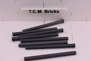 Dark Bluish Gray / 55013 TCM Bricks Axle 8 with Stop