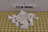 White / 15571 TCM Bricks Slope 45 2 x 1 Triple