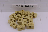 Tan / 3700 TCM Bricks Brick 1 x 2 with Hole