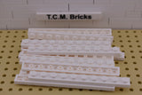 White / 4477 TCM Bricks Plate 1 x 10
